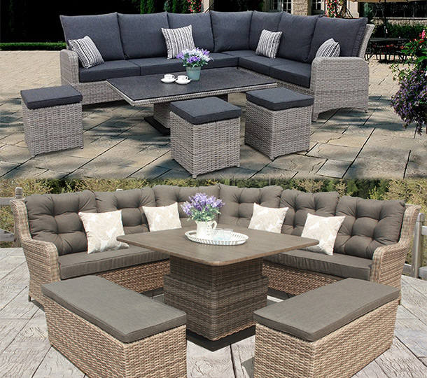 Corner Rattan Sofa Sets Buy Online with UK Delivery Today