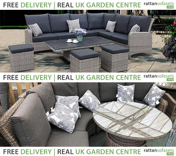 Rattan corner sofa online range