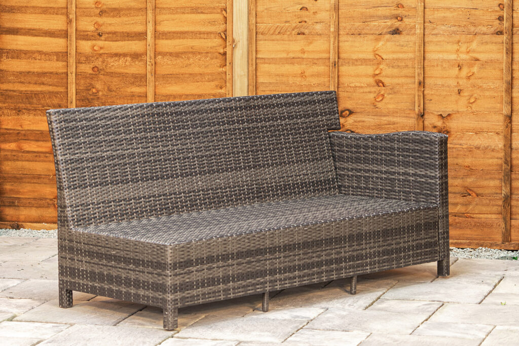 Sapcote Modular Corner Dining Set in Brown Rattan