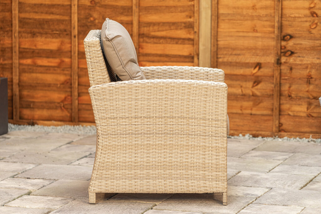 Sapcote Modular Lounge Dining Set in Natural Rattan